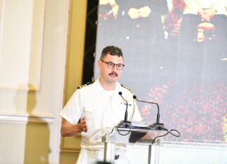 Atașatul naval al SUA în România, la „International Public Forum. NATO și provocările pentru 2023 – 2024”: Trebuie să cooperăm cu toții, atât partea civilă, cât și cea militară